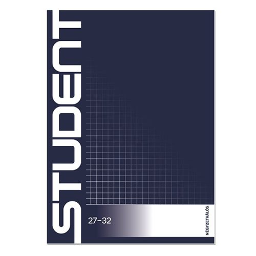 Füzet kockás ICO Student A/5 32 lapos 27-32