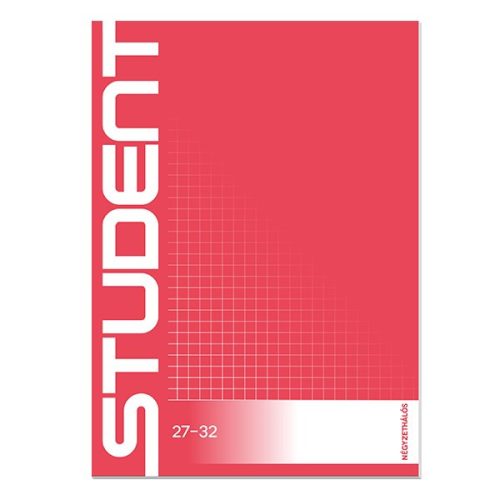 Füzet kockás ICO Student A/5 32 lapos 27-32