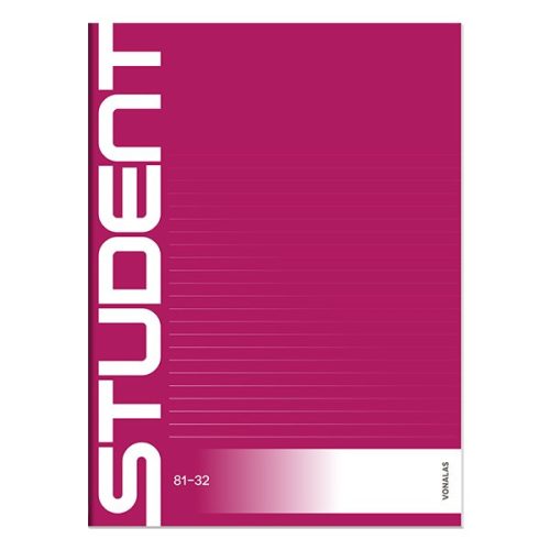 Füzet vonalas ICO Student A/4 32 lapos 81-32