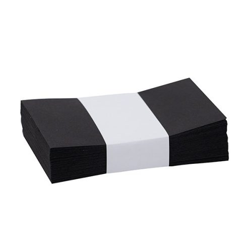 Névjegyboríték színes KASKAD enyvezett 70x105mm 99 fekete 50 darabos