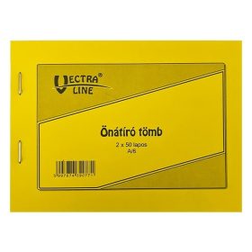 Önátírótömb VECTRALINE A/6 fekvő 50x2 lapos