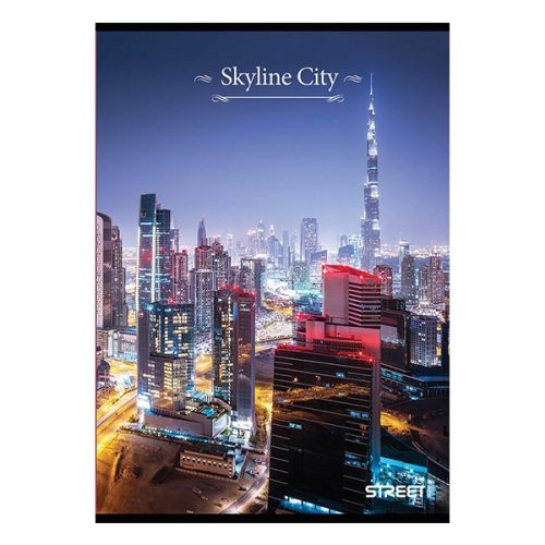 Füzet kockás STREET A/4 54 lapos Skyline