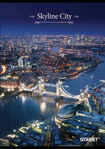 Füzet vonalas STREET A/4 52 lapos Skyline