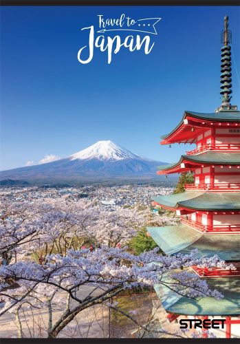 Füzet vonalas STREET A/4 54 lapos Travel