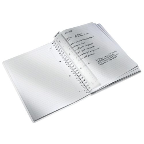 Spirálfüzet vonalas LEITZ Wow A/4 80 lapos zöld