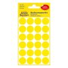 Etikett AVERY 3007 jelölőpont 18mm sárga 96 darabos