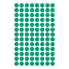 Etikett AVERY 3012 jelölőpont 8mm zöld 416 darabos