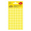 Etikett AVERY 3013 jelölőpont 8mm sárga 416 darabos