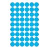 Etikett AVERY 3142 jelölőpont 12mm kék 270 darabos