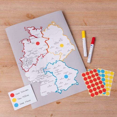 Etikett AVERY 3142 jelölőpont 12mm kék 270 darabos