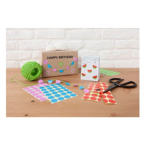 Etikett AVERY 3175 jelölőpont 8mm fehér 416 darabos