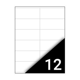   Etikett FORTUNA 105x48mm univerzális 1200 címke/doboz 100 ív/doboz