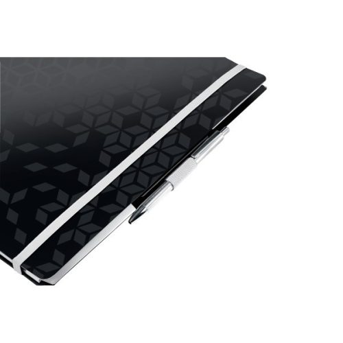 Spirálfüzet kockás LEITZ Wow Active A/4 80 lapos fekete