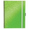 Spirálfüzet kockás LEITZ Wow Active A/4 80 lapos zöld