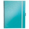 Spirálfüzet kockás LEITZ Wow Active A/4 80 lapos jégkék
