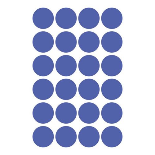 Etikett AVERY 3596 öntapadó jelölőpont indigókék 18mm 96 jelölőpont/csomag