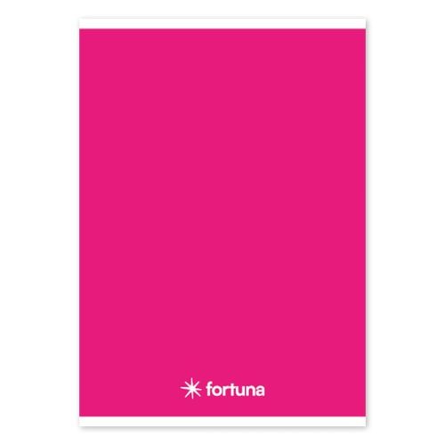 Füzet vonalas FORTUNA Monocolor A/5 32 lapos 21-32 4-8.osztályos magenta