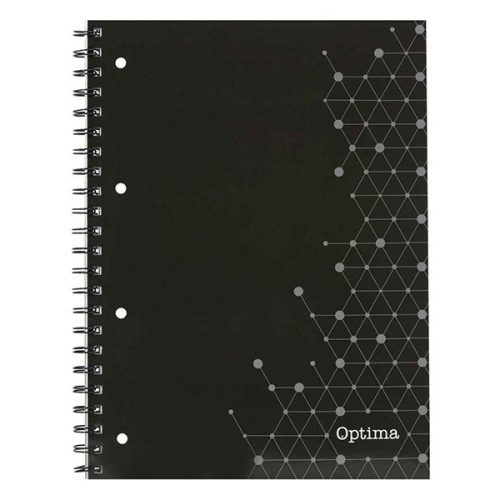 Spirálfüzet kockás OPTIMA A/5 70 lapos perforált lyukasztott