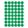 Etikett AVERY 3376 öntapadó jelölőpont zöld 18mm 1056 jelölőpont/csomag