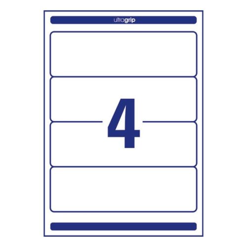 Etikett AVERY L4761-100 192x61 mm fehér iratrendezőcímke 400 címke/doboz 100 ív/doboz