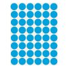 Etikett AVERY 3375 jelölőpont 18mm kék 1056 címke/doboz 22 ív/doboz
