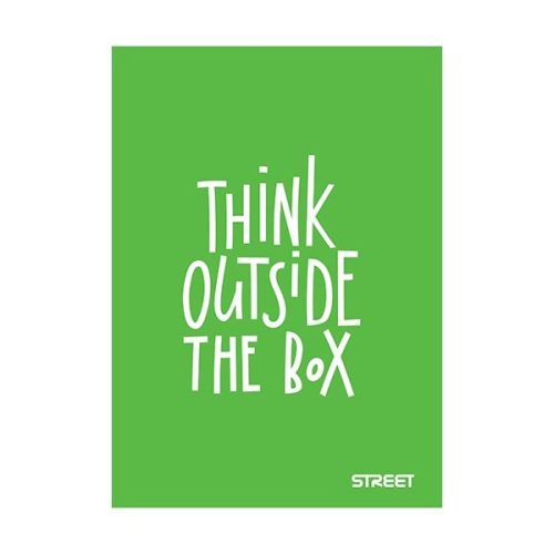 Füzet vonalas STREET A/5 42 lapos PP Neon