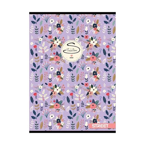 Füzet kockás STREET A/4 54 lapos Flowers