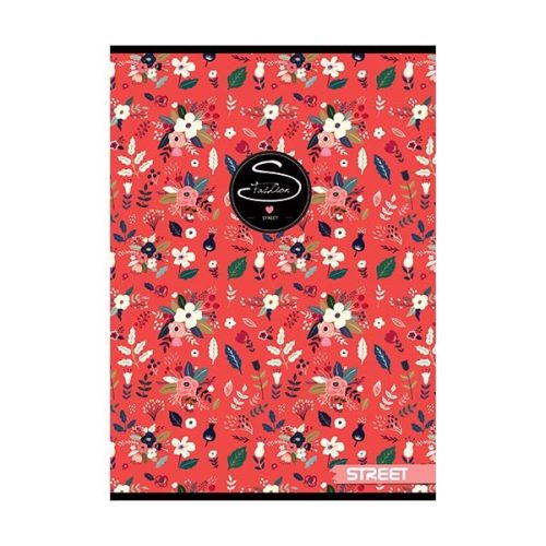 Füzet kockás STREET A/4 54 lapos Flowers