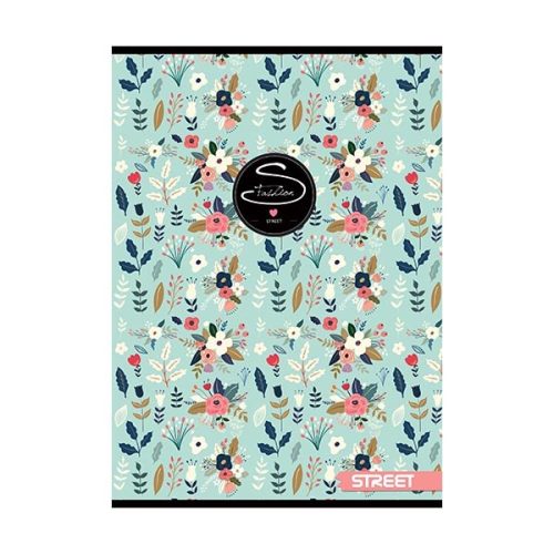 Füzet kockás STREET A/4 54 lapos Flowers