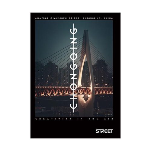 Füzet sima STREET A/4 50 lapos Bridges