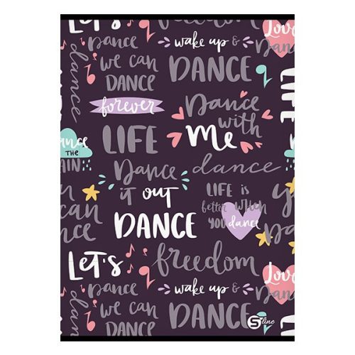 Füzet vonalas STREET A/5 52 lapos S-Line2