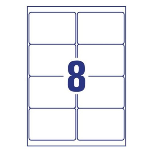 Etikett AVERY L7914-10 99,1 x 67,7 mm ultra ellenálló kültéri címke 80 címke/doboz 10 ív/doboz