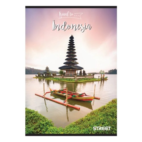 Füzet kockás STREET A/5 54 lapos Travel to