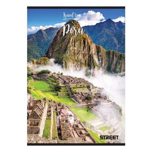 Füzet kockás STREET A/5 54 lapos Travel to