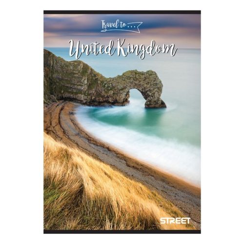 Füzet kockás STREET A/5 54 lapos Travel to