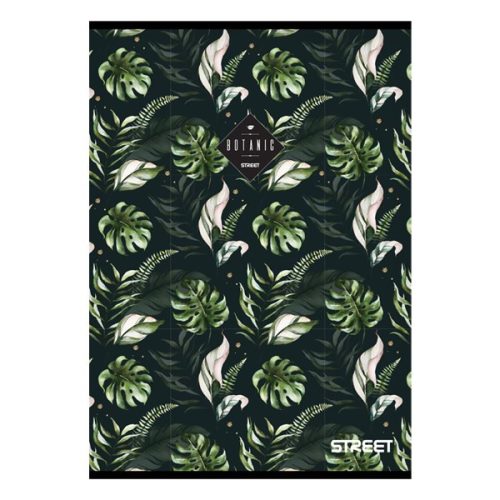 Füzet sima STREET A/5 54 lapos Botanic