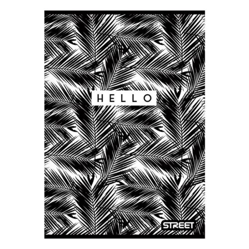 Füzet sima STREET A/5 54 lapos Black&White