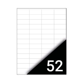   Etikett FORTUNA 52,5x21,2mm univerzális 5200 címke/doboz 100 ív/doboz