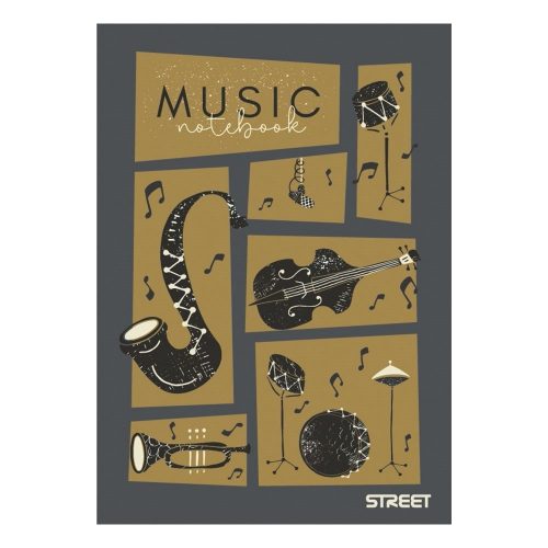 Hangjegyfüzet STREET A/4 32 lapos