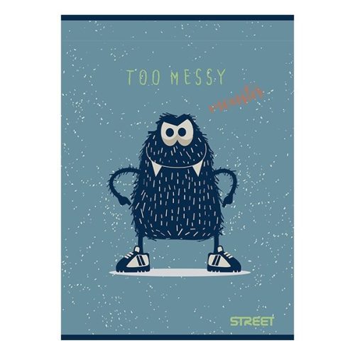 Füzet vonalas STREET A/5 54 lapos Monsters