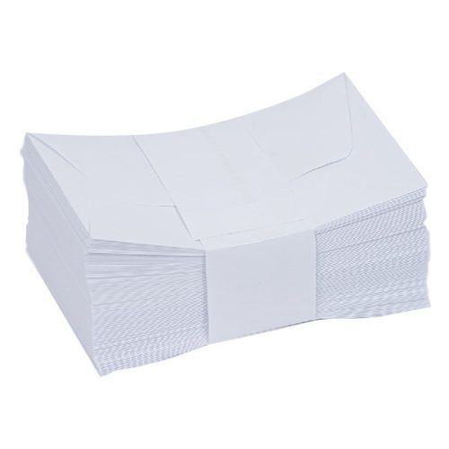 Névjegyboríték KASKAD enyvezett 70x105mm 07 fehér 100 darabos