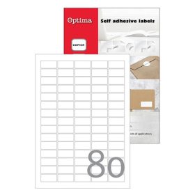   Etikett OPTIMA 32122 35,6x16,9mm 8000 címke/doboz 100 ív/doboz