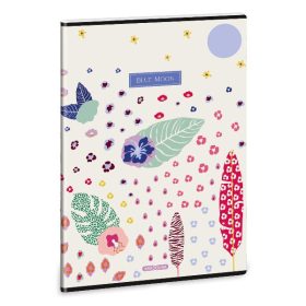   Füzet kockás ARS UNA A/4 40 lapos Extra kapcsos Cream Hibiscus