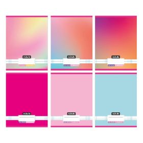   Füzet kockás NEBULO A/4 32 lapos 87-32 Monochrome és Gradient lányos 12 darabos