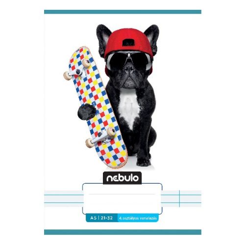 Füzet vonalas NEBULO A/5 32 lapos 21-32 4-8.osztályos Vagány I. 16 darabos