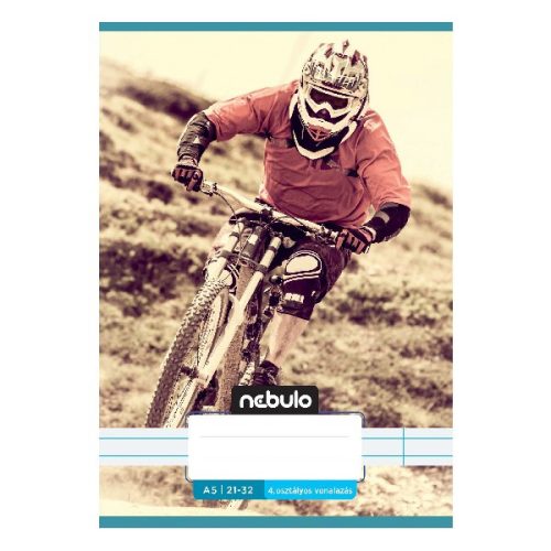 Füzet vonalas NEBULO A/5 32 lapos 21-32 4-8.osztályos Vagány I. 16 darabos