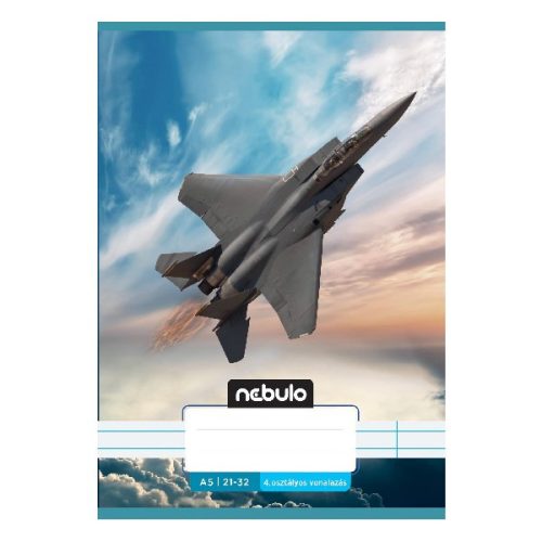 Füzet vonalas NEBULO A/5 32 lapos 21-32 4-8.osztályos Vagány I. 16 darabos
