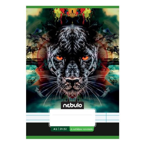 Füzet vonalas NEBULO A/5 32 lapos 21-32 4-8.osztályos Vagány II. 16 darabos