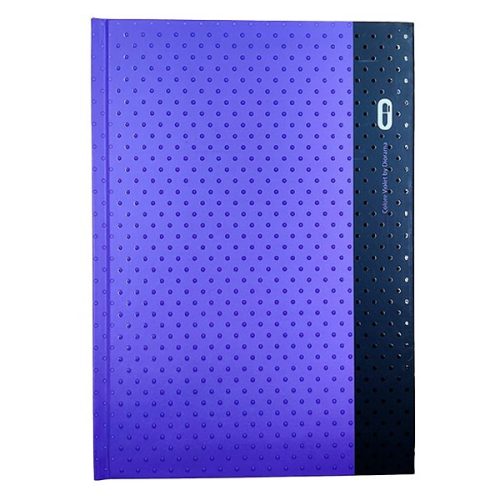 Beírókönyv vonalas JUNIOR A/5 80 lapos Diorama keményfedeles egyszínű