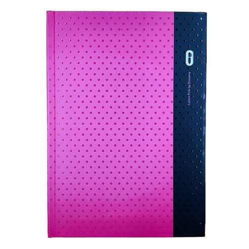 Beírókönyv vonalas JUNIOR A/5 80 lapos Diorama keményfedeles egyszínű